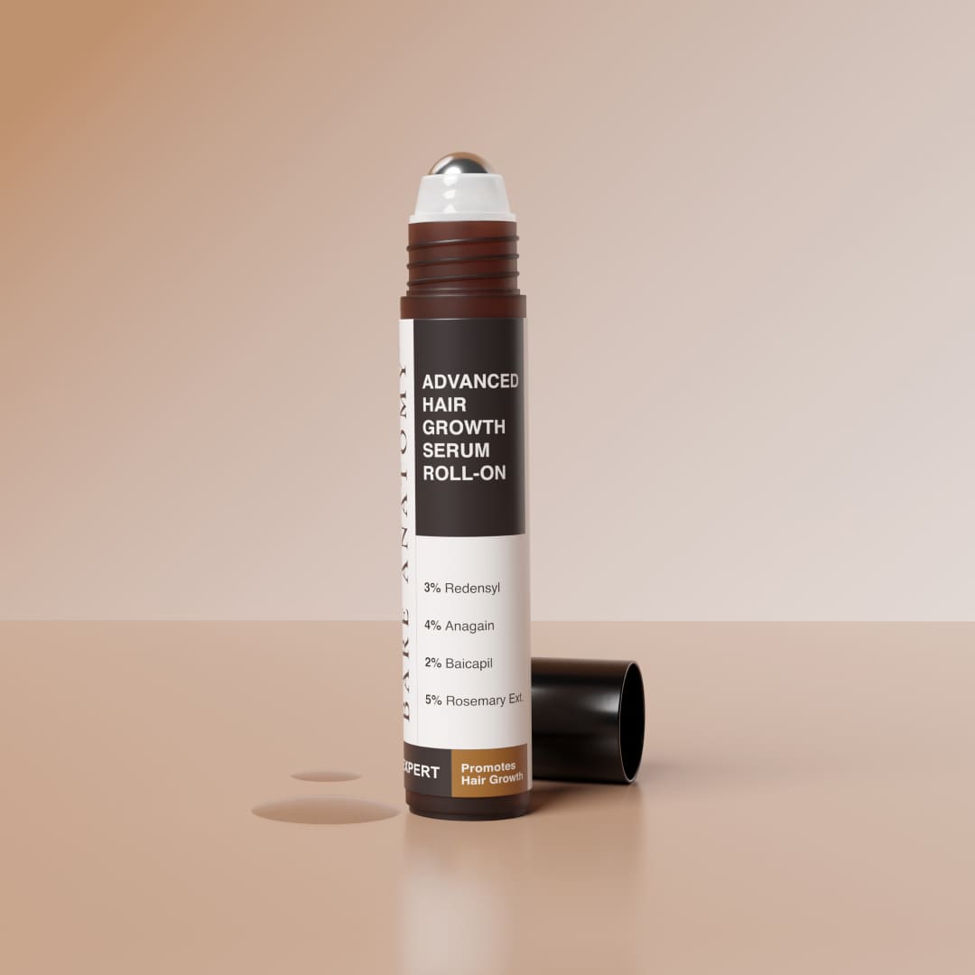 Bare Anatomy Hair Growth Serum Roll-On – 25 ml